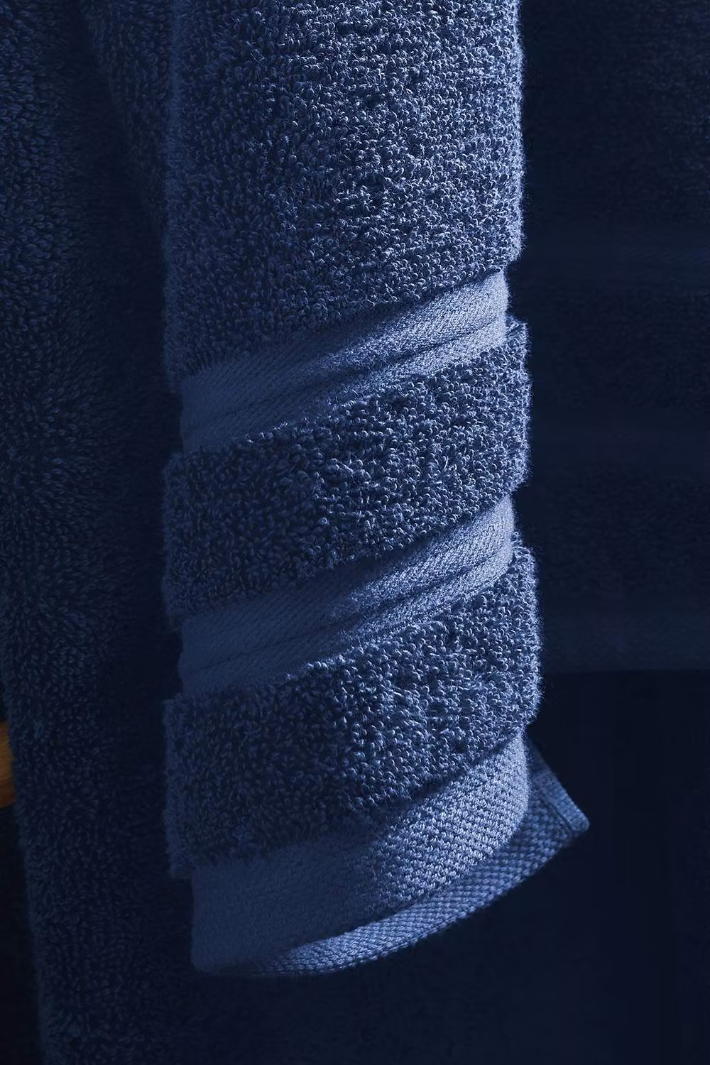 Christy Antalya Premium Turkish Cotton Bath Sheet in Dark Blue – 3