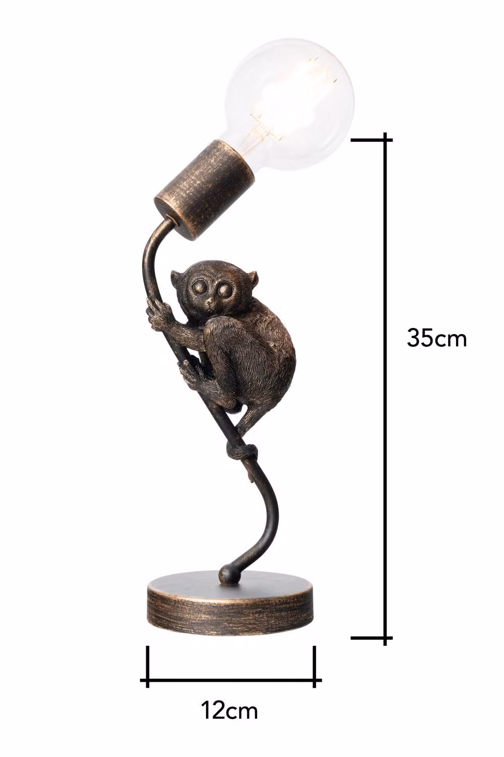 BHS Lighting Marty Tarsier Bronze Metal Table Lamp – 3