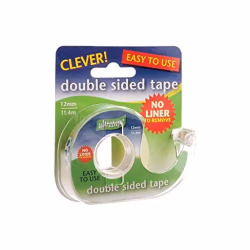 Ultratape Transparent Double Sided Tape, Width: 1.2 cm, Length: 11.4 m