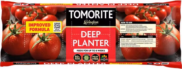 Levington Tomorite Deep Planter Tub in Brown and Red for Vegetable Gardens and Fruit – 5