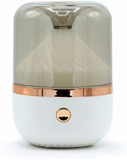 KDMD Urban Aroma Diffuser in White and Bronze with USB Power and Colour Changing Light