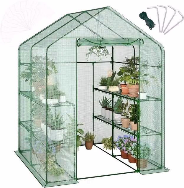 VOGREX Walk-in Greenhouses in Green – 1