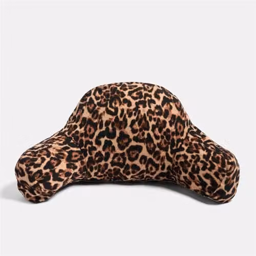 OHS Summer Print Inflatable Beach Cuddle Cushion with Removable Microfibre Cover in Natural Multicolour