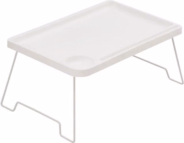 FLAVORA White Portable Folding Laptop Bed Tray Table – 1