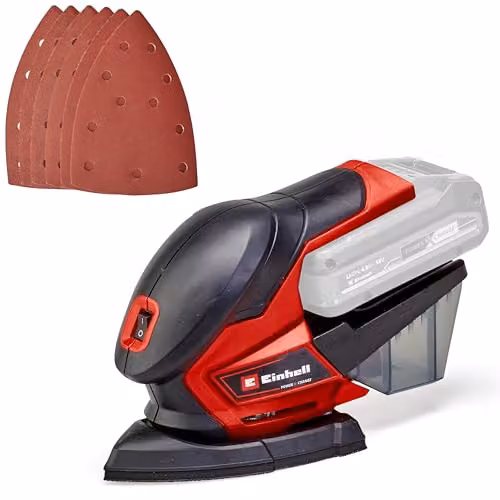 Einhell Power X-Change 18V Cordless Detail Sander in Red