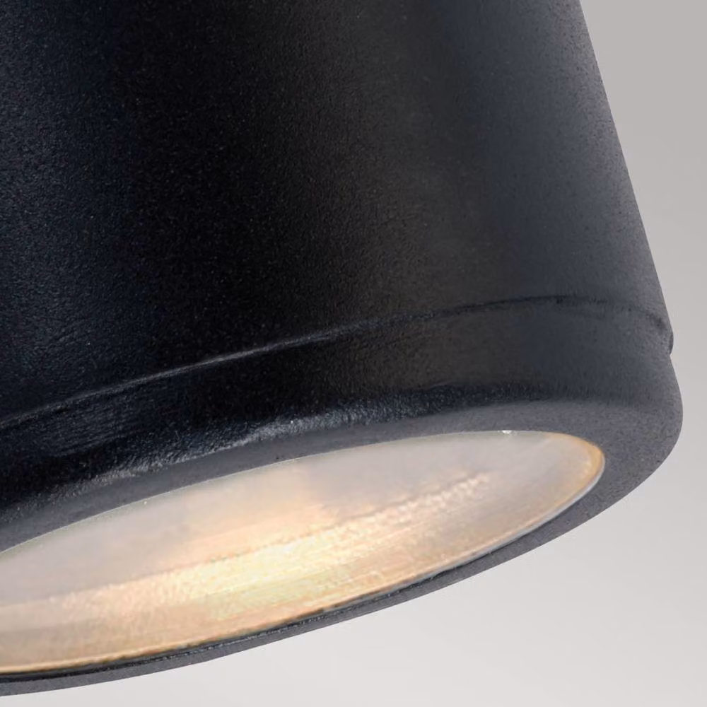Netlighting Mandal Outdoor Black 2 Light Up and Down Wall Light IP44 GU10 – 3