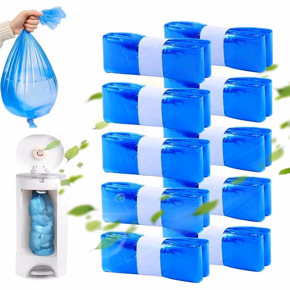 SPETLEK 45-Piece Blue Disposal Nappy Bin Refill Cassettes – 3