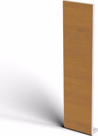 Freefoam Golden Oak Fascia Capping Box End Board, 400mm x 1.25m