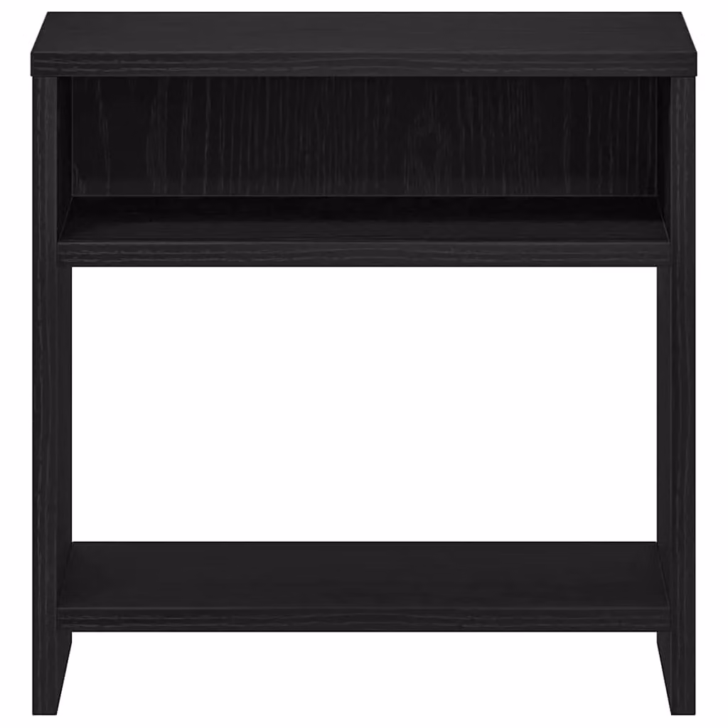 Berkfield Home Set of 2 Black Oak Bedside Cabinets, W/D/H: 40 x 30 x 40 cm – 3