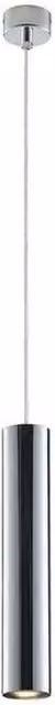 Netlighting Fluke Slim Round Glass Ceiling Pendant Light in Silver and Chrome with GU10 Socket