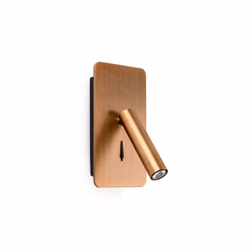 Netlighting Suau Integrated LED Reading Wall Light in Bronze