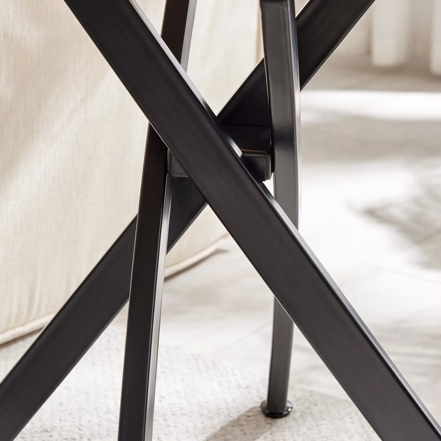 FurnitureboxUK Leonardo Square Black Wood Veneer Side Table – 4
