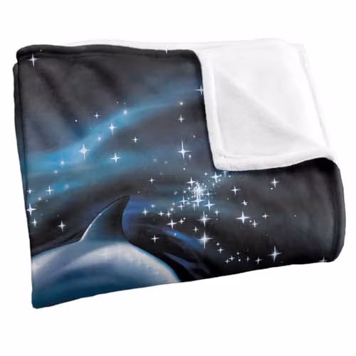 JQ Licensing Royce McClure Dolphin Planet Silky Touch Super Soft Fleece Throw Blanket, Multicolour, W: 91 cm, D: 147 cm – 2