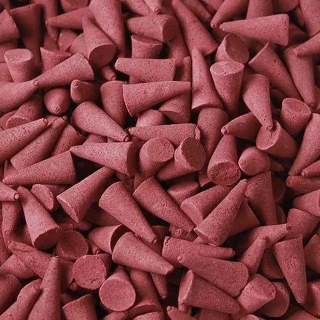 KDMK Bulk Opium Maroon Incense Cones, Red