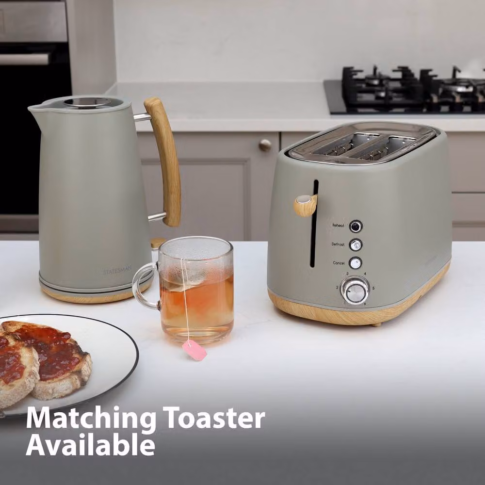 Statesman Scandi Kettle, Green, 1.7 l – 4