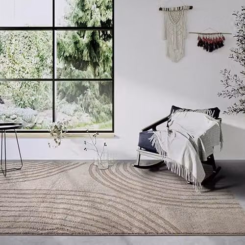 Hanse Home Abstract Geometric Boho Runner Rug, Beige and Multicolour, W 80 cm x L 120 cm