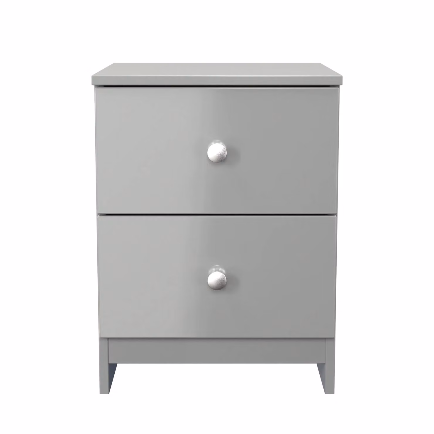 2 U Newlyn 2 Drawer Bedside Cabinet in Dark Grey – 2