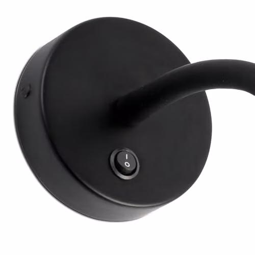 Netlighting Kale Black Metal LED Adjustable Indoor Wall Reading Lamp – 4