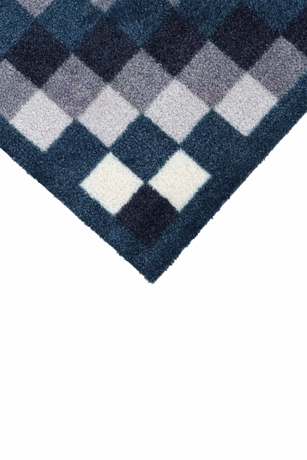 JVL Mega Machine Washable Runner Doormat, Pixels, Blue, W: 57 cm, L: 150 cm – 4