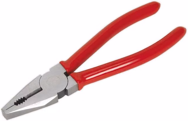 Loops 175mm Combination Pliers in Red Chrome Vanadium Steel