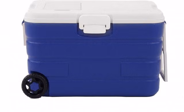 Oypla 40L Rolling Ice Cool Box Cooler in Blue