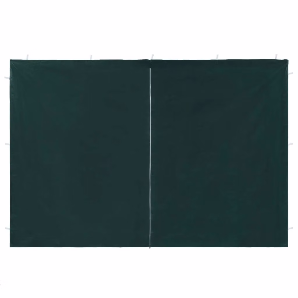 Berkfield Home Party Tent Sidewalls with Zipper, 2 Pack, PE Green – 2