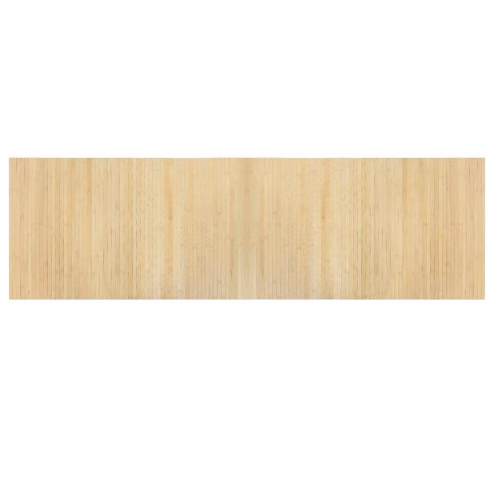 Berkfield Home Rectangular Bamboo Rug in Beige, W: 60 cm, L: 200 cm – 2