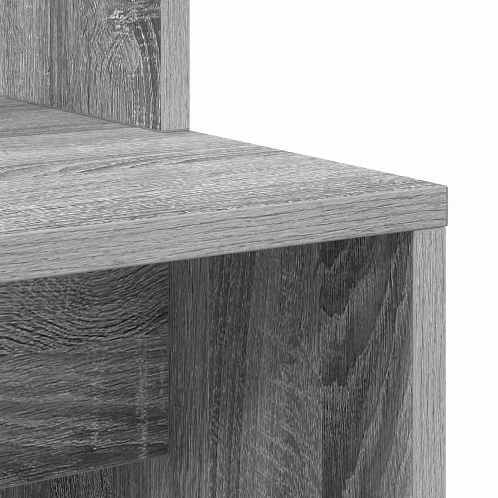 Berkfield Home Grey Sonoma Computer Desk in Engineered Wood – 5
