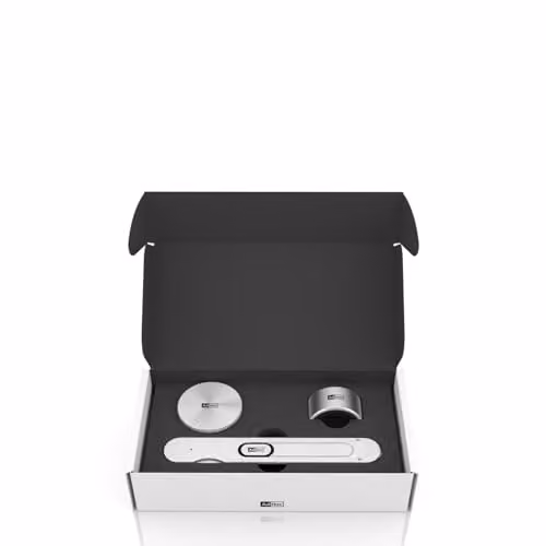 AdHoc 3-Piece Silver Stainless Steel Wine Accessory Set with Corkscrew and Foil Cutter – 1