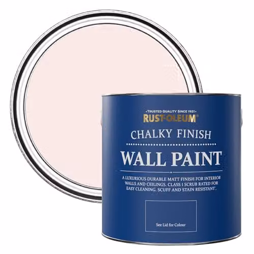 Rust-Oleum Pink Matt Chalk Wall Paint, China Rose, 2.5 l