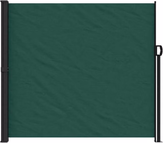 Berkfield Home Retractable Single Side Awning in Dark Green, W/D/H: 600 x 180 cm – 1