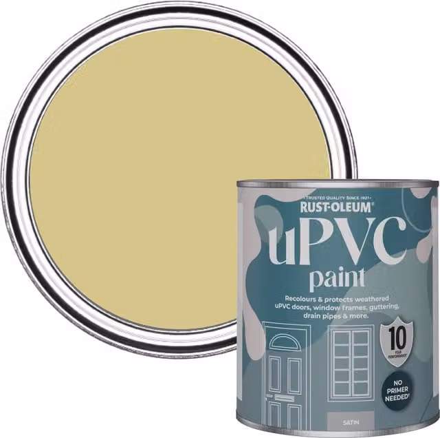 Rust-Oleum UPVC Paint in Satin Finish, Green, 0.75 l