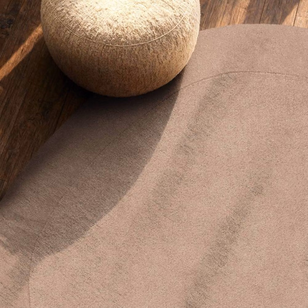 Villeroy & Boch 1812 Round Wool and Cotton Rug in Beige, Diameter: 160 cm – 2