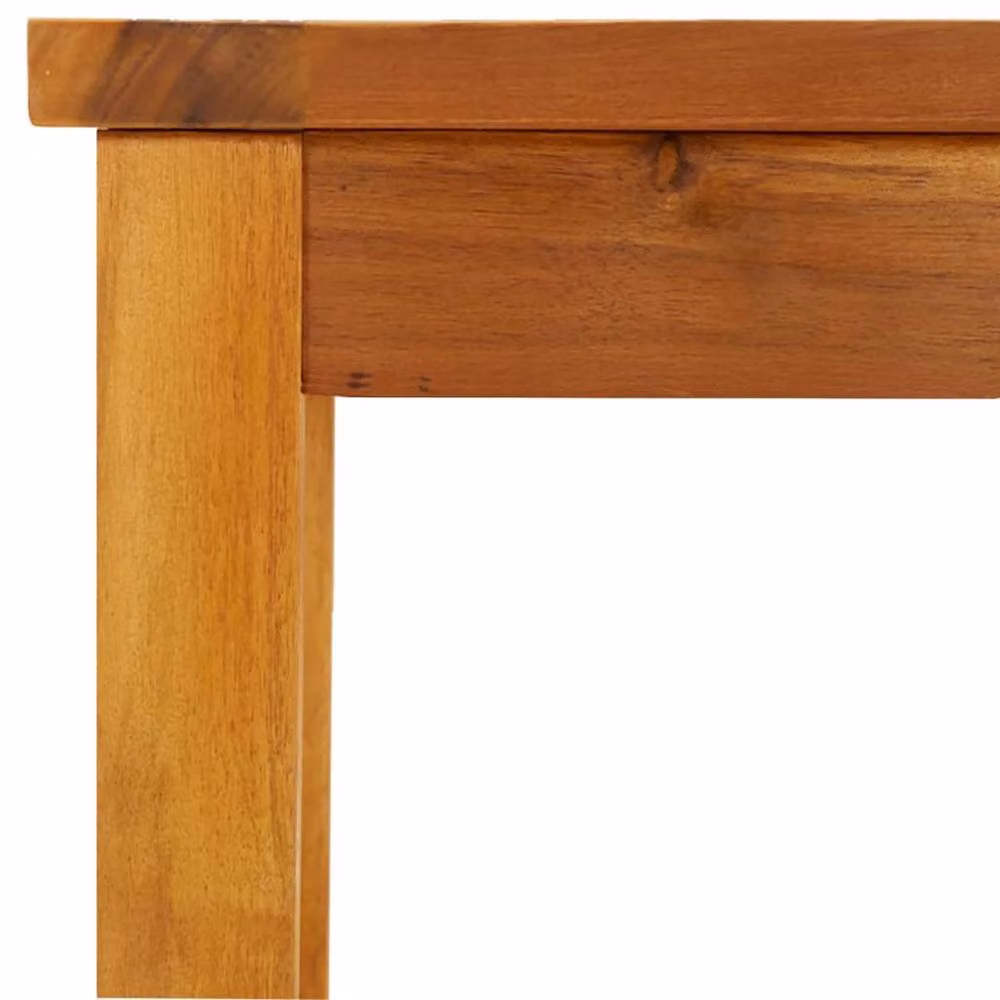 Berkfield Home Garden Bench in Brown Solid Acacia Wood, W/D/H: 180 x 35 x 45 cm – 3