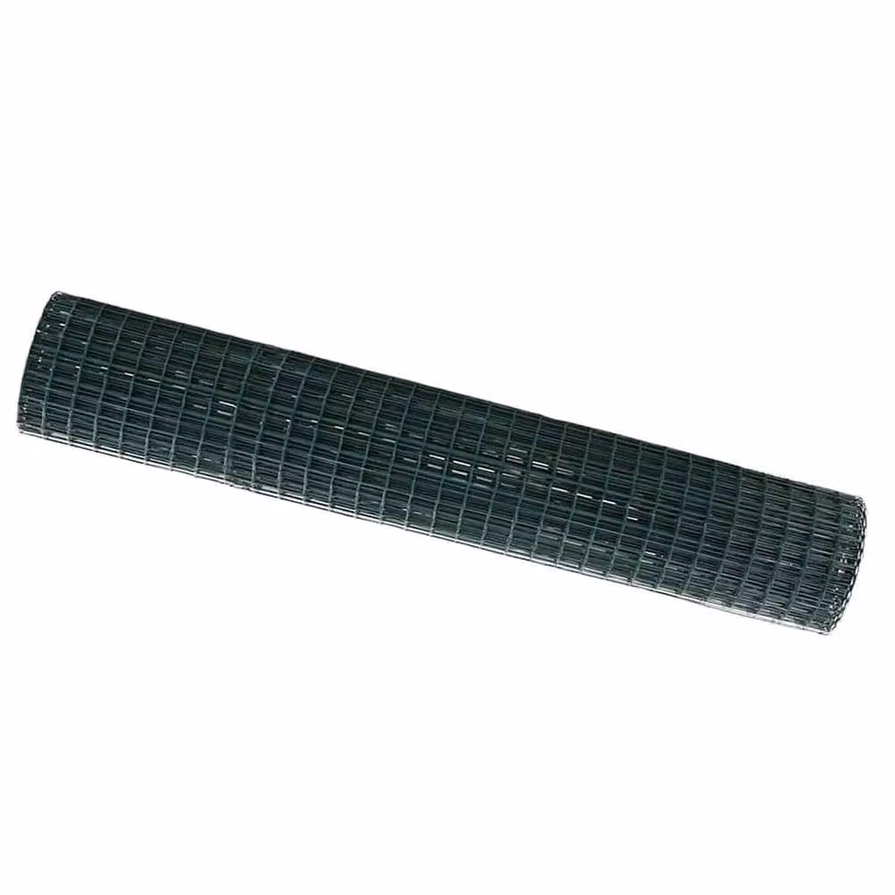 Berkfield Home Green Euro Fence PVC Coated Steel Rectangular Mesh 1.6 x 10 m – 2