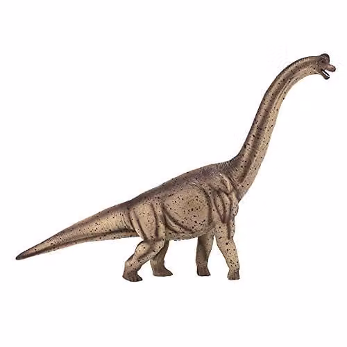 MOJO Deluxe Brachiosaurus Prehistoric Dinosaur Model Figure, Brown, Prehistoric Life Collection