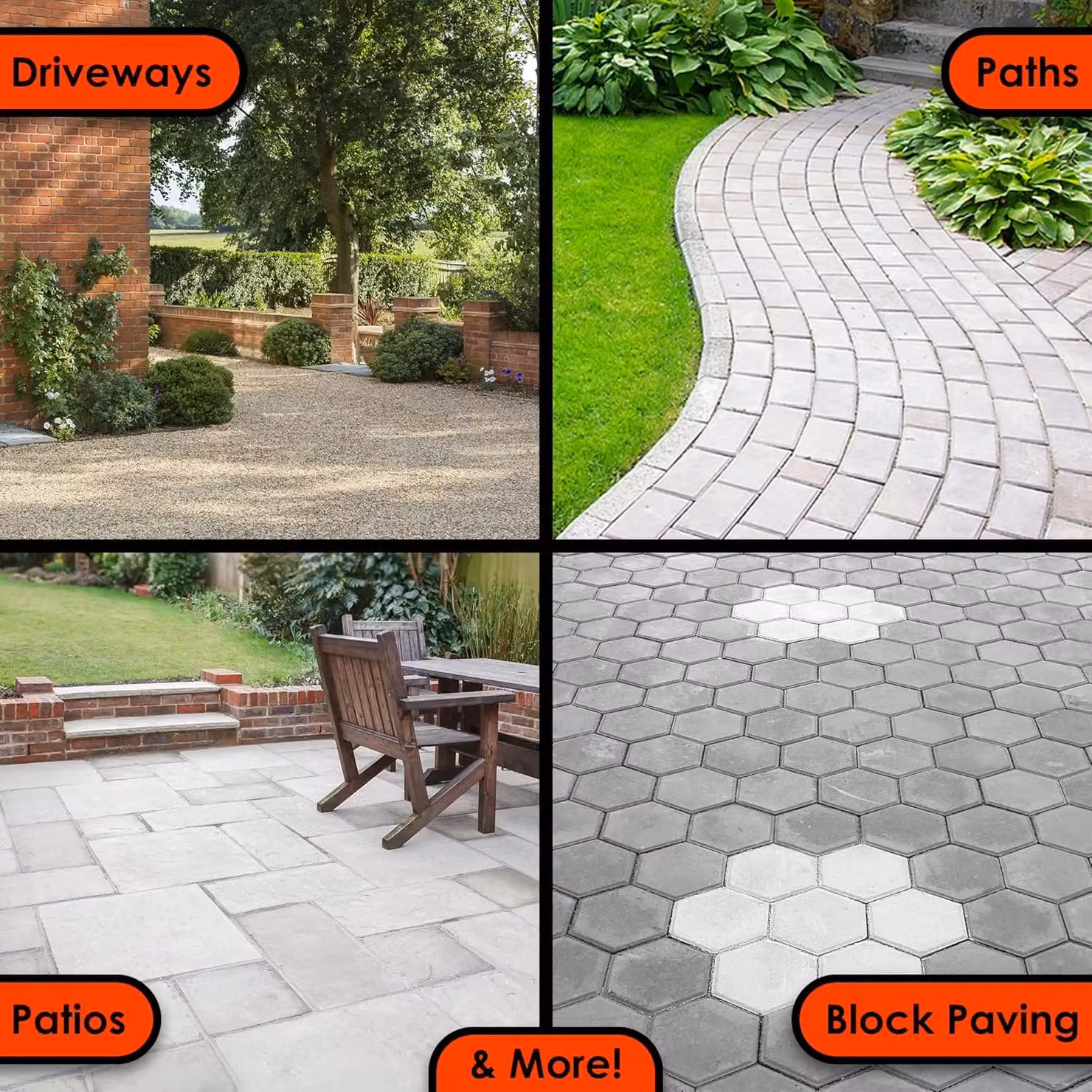 Cleenly Concentrated Resin Driveway and Patio Cleaner, 2 Pack, Clear – 5