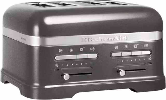 KitchenAid Artisan 4 Slot Digital Display Toaster in Silver – 1