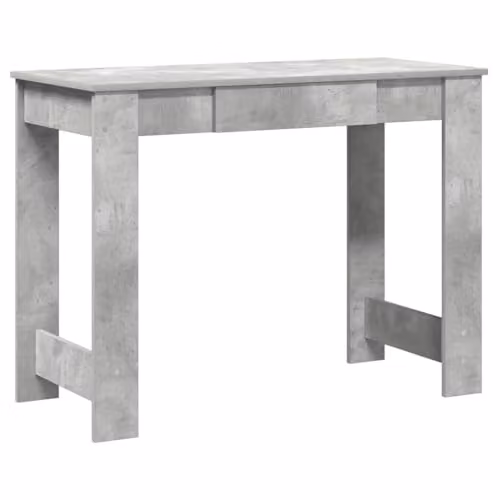 vidaXL Writing Desk in Grey Industrial Style, W/D/H: 100 x 45 x 75 cm