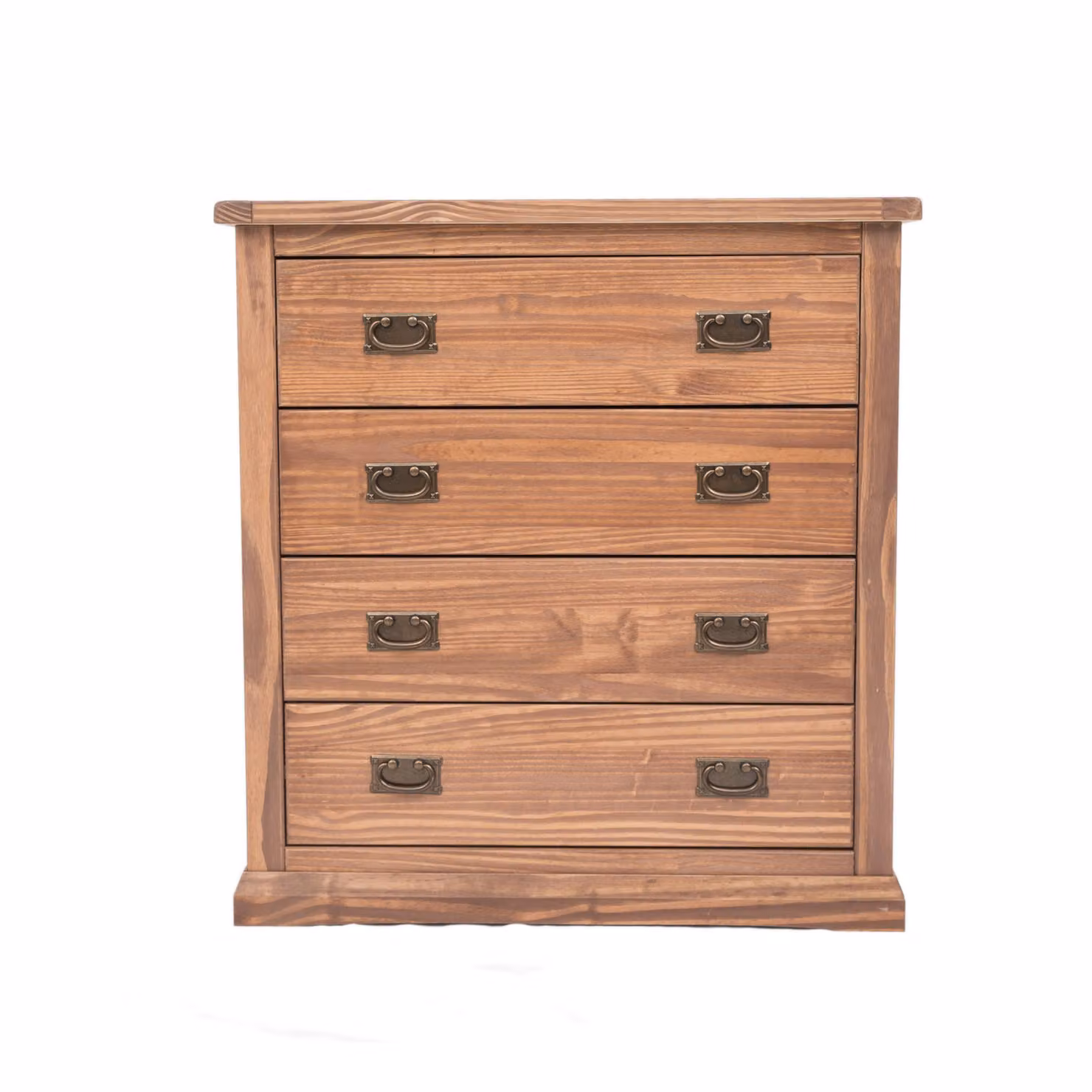 Cabinet Bits Tirolo 4 Drawer Chest of Drawers in Brown Pine Wood – 2