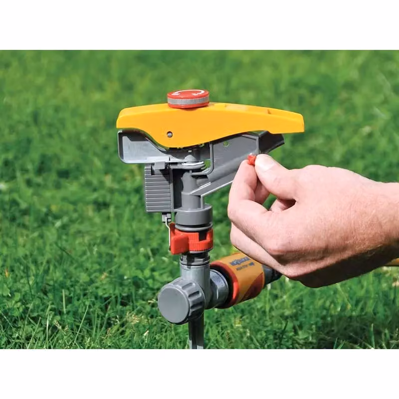 Hozelock 2550 Pulsating In-Ground Sprinkler with Adjustable Sector, 450m Range – 2