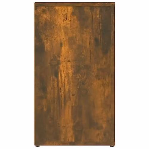 vidaXL Modern Sideboard in Smoked Oak, Brown, W/D/H: 80 x 30 x 54 cm – 5