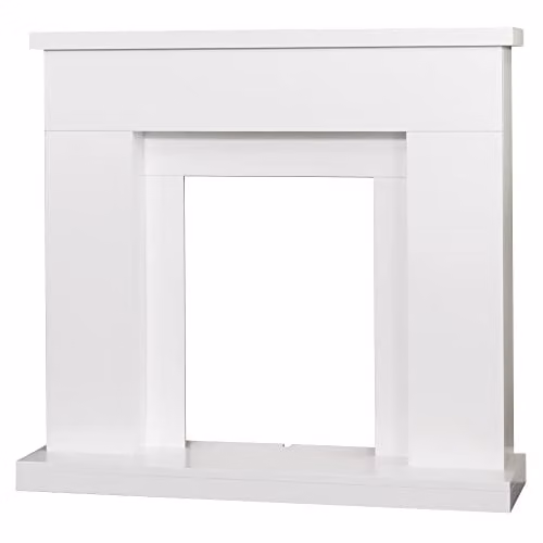 Adam Fires & Fireplaces Adam Lomond Fireplace in White, 39 Inch