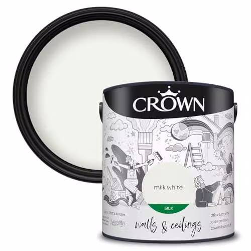 Crown Silk Satin Gloss Emulsion White 2.5 l – 1