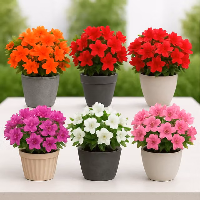 GardenersDream Mixed Red Japanese Azalea Ornamental Shrubs in Pots