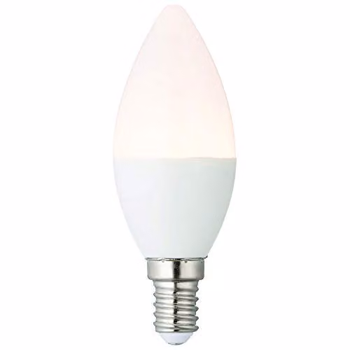 Loops E14 Mini Edison Dimmable LED Candle Light Bulb, 4.5W Warm White, 350 Lumen, 3000K