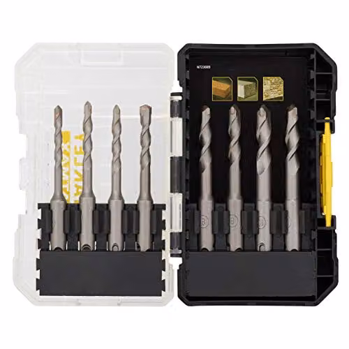Stanley Fatmax 8 Piece SDS-Plus Masonry Drill Bit Set with ToughCase and Shaker Box STA88555 – 2