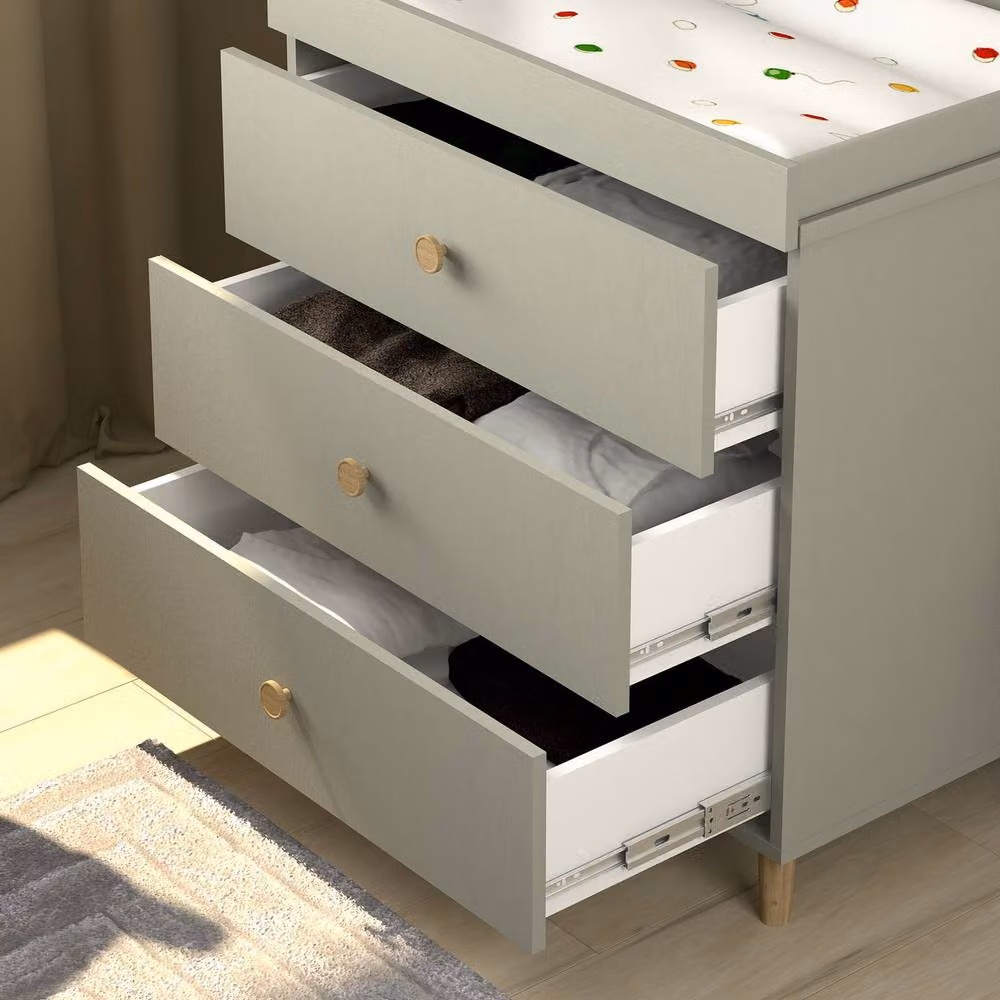 Shefa Line Shefa 890 Kids Changing Dresser in Grey – 2