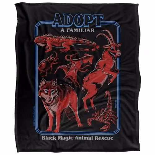Steven Rhodes Adopt A Familiar Part 3 Multicolour Silky Super Soft Fleece Throw Blanket W/D/H: 152 x 127 cm – 5