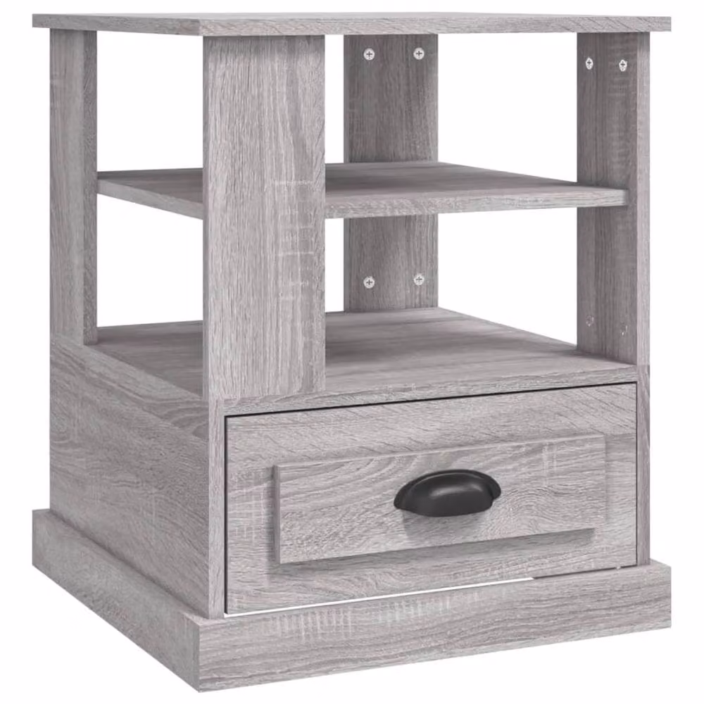 Berkfield Home Grey Sonoma Side Table, W/D/H: 50 x 50 x 60 cm – 2